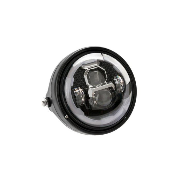 PUIG LED-SCHEINWERFER LUMEN Z FARBE SCHWARZ - COD. 21346N ? SPANNUNG: 12 V. L,NGE: 176 MM. GENEHMIGT.