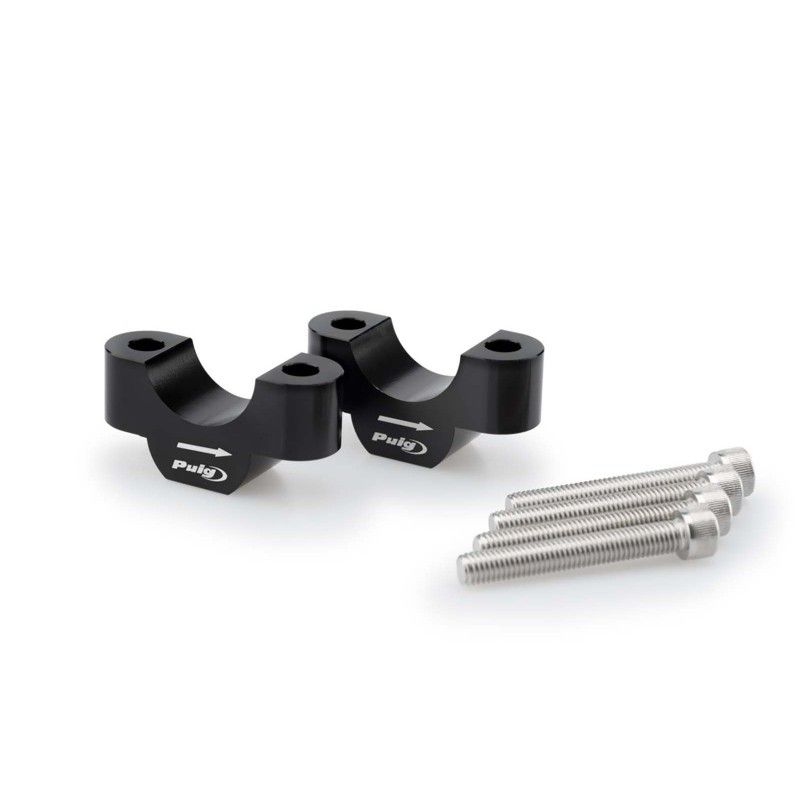puig risers for handlebars for bmw r1200 gs 13 16 black 20308n
