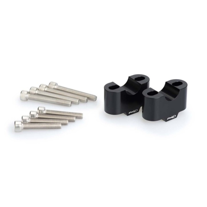 PUIG RISERS PER MANUBRI YAMAHA TRACER 700 GT 2020 NERO-3672N