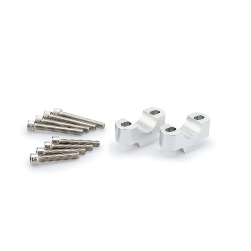 PUIG RISERS FOR HANDLEBARS BENELLI TRK 251 21-24 SILVER-3740P