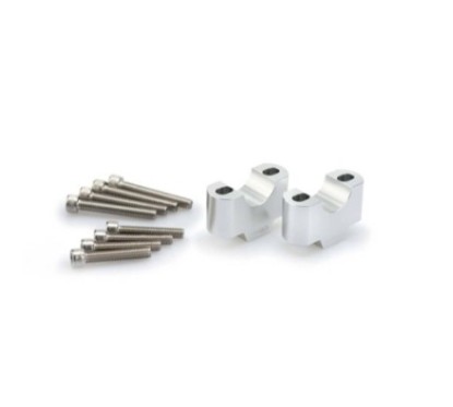 PUIG RISERS FOR HANDLEBARS BENELLI TRK 251 21-24 SILVER-3741P
