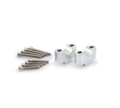 Rehausseurs de guidon Puig pour KTM Superduke 1290 GT 19/24 argent 3741P