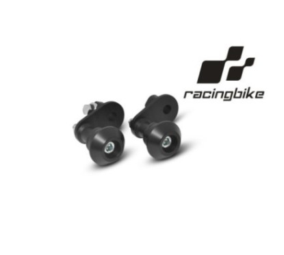 Patins de cadre de velo de course Mod Race pour Kawasaki Ninja 400 18-25, noir
