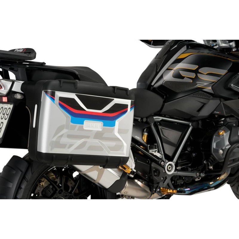 PUIG STICKER SIDE BAG MOD. VARIO K25 GS BMW R1250 GS 18-23 BLACK