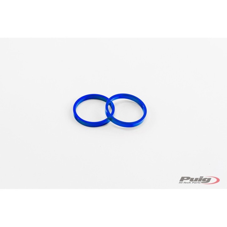 PUIG SPARE PARTS RINGS FOR SHORT BAR ENDS WITH BLUE RING