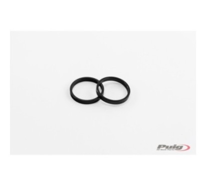 PUIG SPARE PARTS RINGS FOR SHORT BAR ENDS WITH BLACK RING
