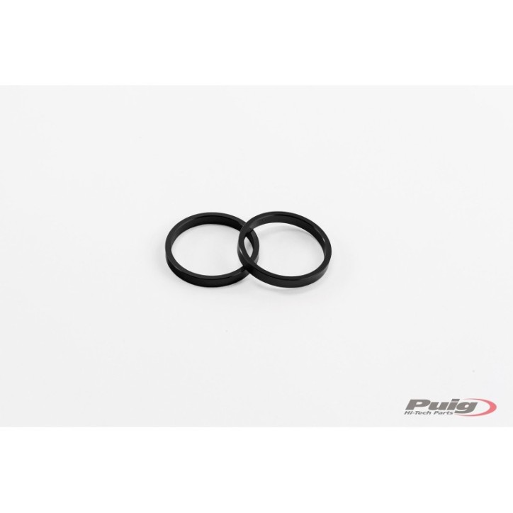 PUIG SPARE PARTS RINGS FOR SHORT BAR ENDS WITH BLACK RING