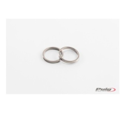 PUIG SPARE PARTS RINGS FOR SHORT BAR ENDS WITH SILVER COLOR RING