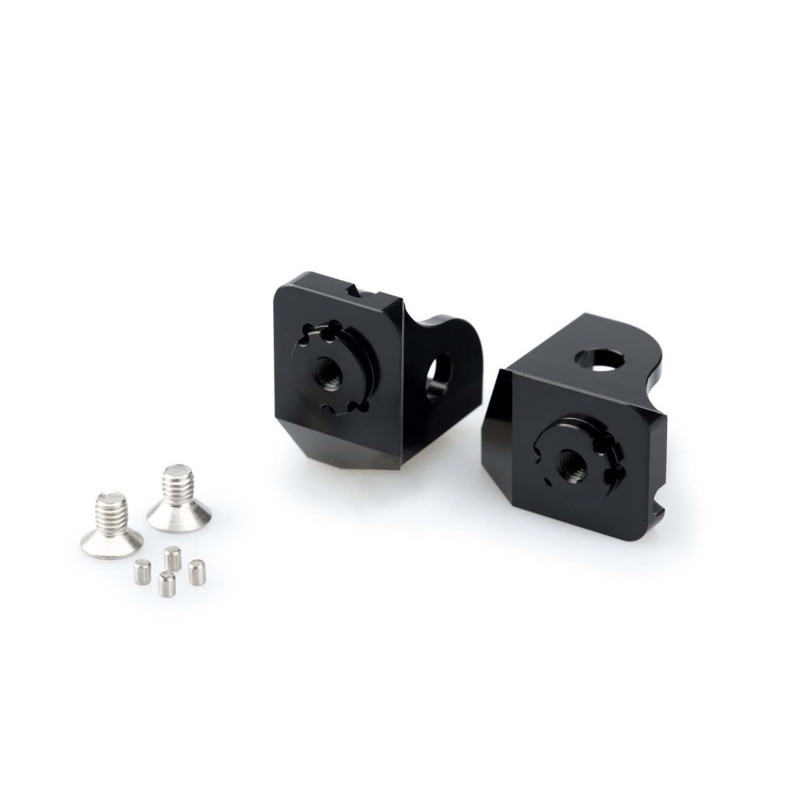 puig adjustable rider pegs adapters for bmw r1200gs exclusive 17 18 black