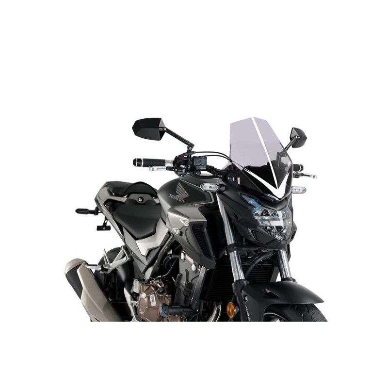 puig naked ng touring screen for honda cb500f 16 18 light smoke