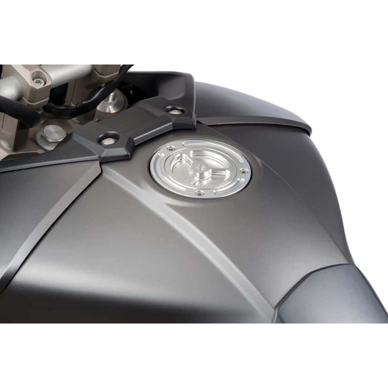 PUIG FUEL TANK CAP KAWASAKI ER-6N 12-16 SILVER - OFFER