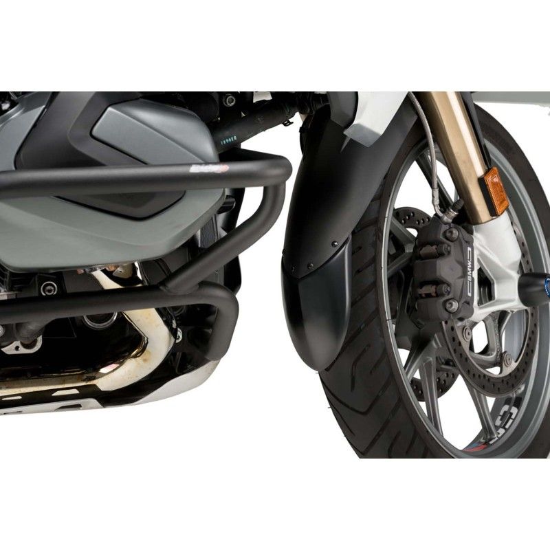puig front fender extension for bmw r1200gs adventure 13 16 matt black
