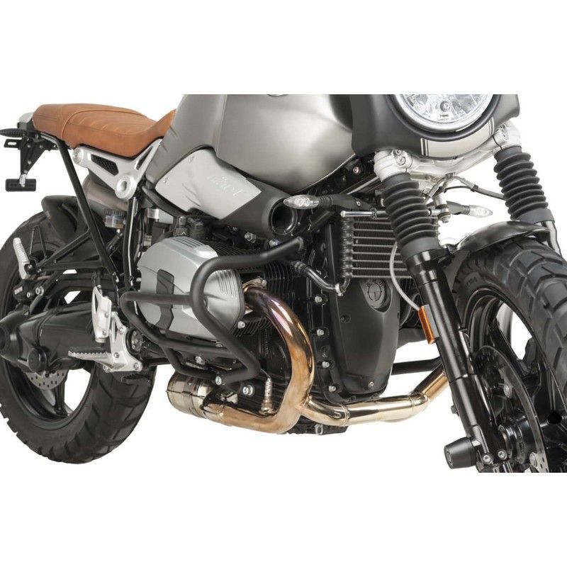 Barras protectoras de motor Puig para BMW R Nine T 17-21 negras