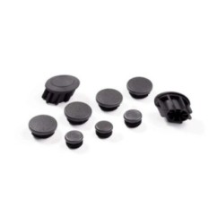 PUIG FRAME CAPS FOR BOX SUPPORT AND ENGINE GUARD TUBE BMW R1200GS ADVENTURE 13-16 BLACK