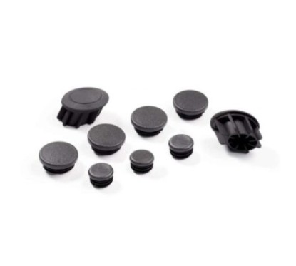 PUIG FRAME CAPS FOR BOX SUPPORT AND ENGINE GUARD TUBE BMW R1200GS ADVENTURE 13-16 BLACK