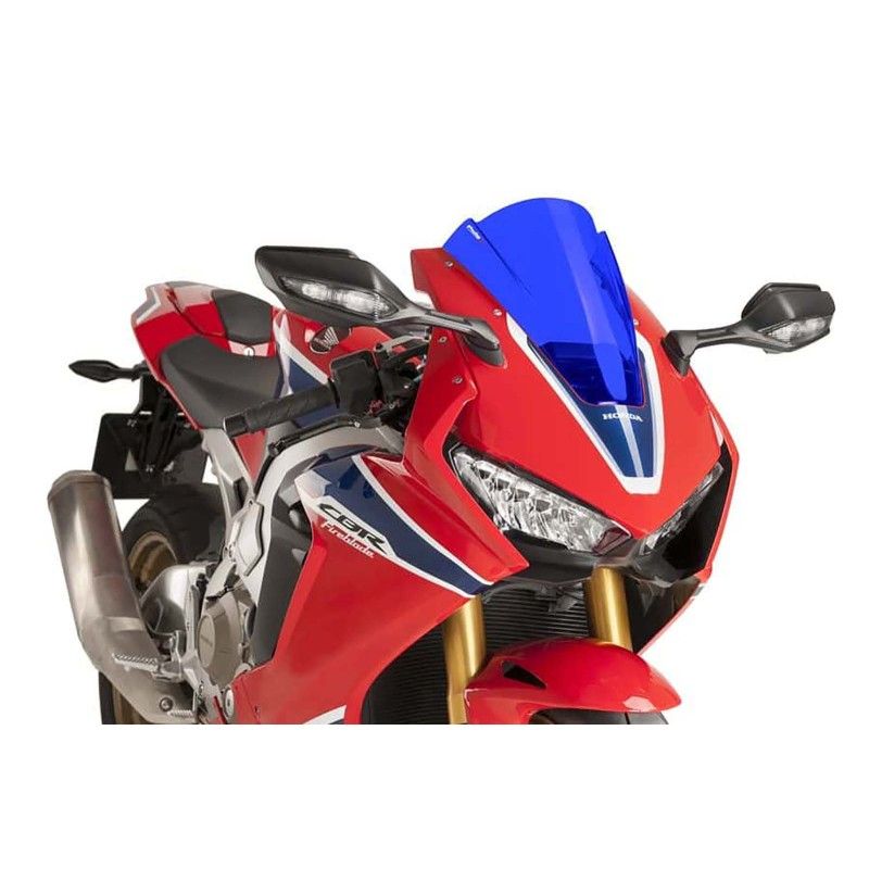 puig z racing windshield for honda cbr1000rr sp sp2 fireblade 17 19 blue