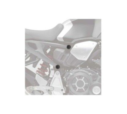 Cache-cadres Puig Honda CB1000R Neo Sports Cafe 2021/2025 Noir