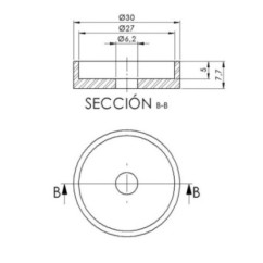 PUIG ADAPTATEUR SPECCHIETTO RETROVISORE APRILIA TUONO V4 15-20 NOIR