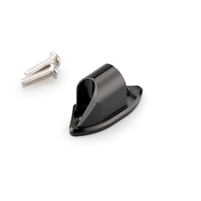 Adaptador de espejo retrovisor derecho Puig para Yamaha YZF R6 06-07 negro
