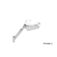 PUIG RECHTER RSCKSPIEGEL MOD. EXPLORER ALUMINIUM - COD. 010DD ? TASSENABMESSUNGEN: 145 X 90 MM ? VERSTELLBAR