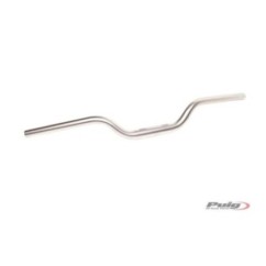 Guidon conique Puig couleur argent diametre central 29 mm
