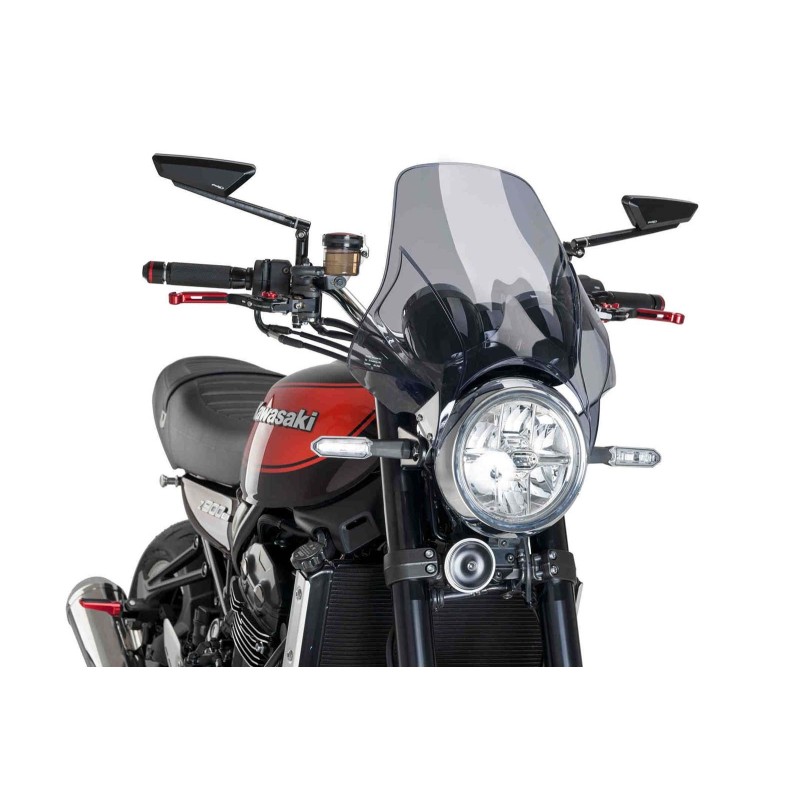 PUIG UNIV. WINDSCHUTZSCHEIBE PLUS KAWASAKI Z900 RS 21-23 LEICHTER RAUCH