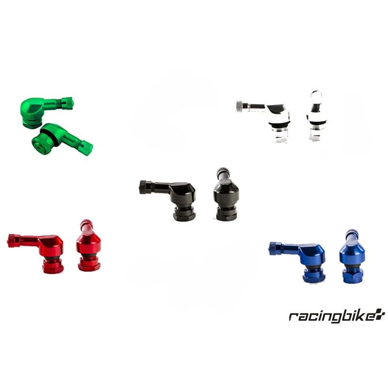 Valvulas de 90 grados para neumaticos sin camara para Triumph Tiger 16 17