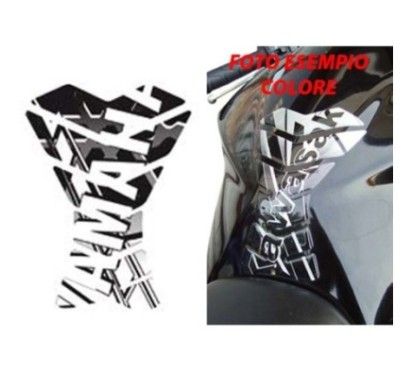 Autocollants de protection de reservoir pour moto de course Yamaha Silver Cod RB7004P
