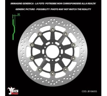 jolly brake by ng disco freno flottante anteriore oro per ducati monster s2r 06 08 offerta
