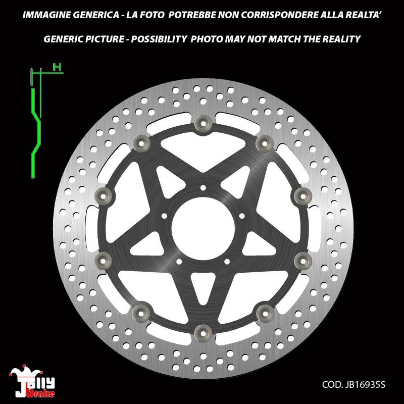 Disco de freno flotante delantero Jolly Brake de NG Gold para Ducati Panigale V4R 2020 (oferta)