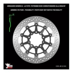 JOLLY BRAKE BY NG FRONT FLOATING GOLD BRAKE DISC KAWASAKI ZZR PERFORMANCE SPORT ABS 16-20 - NET PRICE - MADE IN