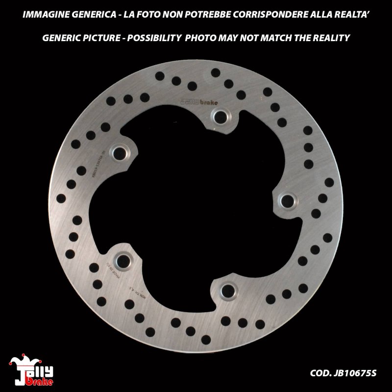 JOLLY BRAKE BY NG FIXED REAR BRAKE DISC KYMCO XCITING / XCITING I 250 04-08 - NET PRICE - PRODUCT ON OFFER