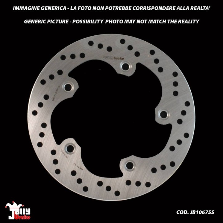 JOLLY BRAKE BY NG FIXED REAR BRAKE DISC KYMCO XCITING 500 04-09 - NET PRICE - PRODUCT ON OFFER