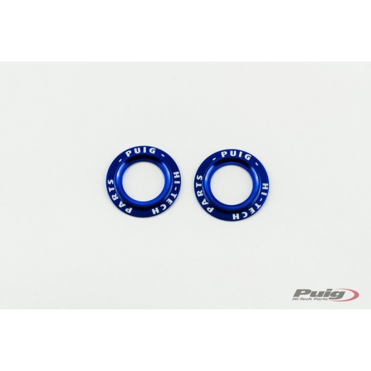 PUIG ALUMINUM SPARE PARTS SET FRONT FORK BUFFERS PHB19 BLUE