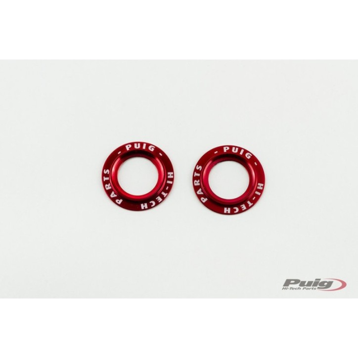 PUIG ALUMINUM SPARE PARTS SET FRONT FORK BUFFERS PHB19 RED