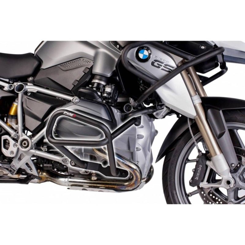 puig engine guards for bmw r1200 gs exclusive rallye low 17 18 black