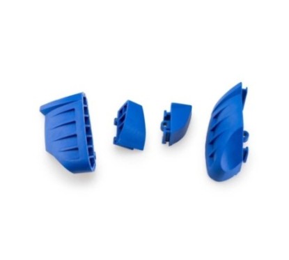 PUIG REPLACEMENT PROTECTIVE RUBBER FRAME SLIDERS MOD. PRO 2.0 BLUE