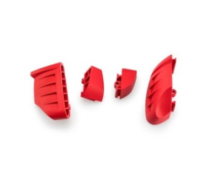 PUIG REPLACEMENT PROTECTIVE RUBBER FRAME SLIDERS MOD. PRO 2.0 RED