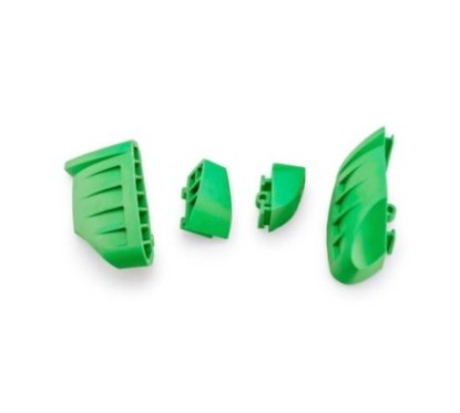 PUIG REPLACEMENT PROTECTIVE RUBBER FRAME SLIDERS MOD. PRO 2.0 GREEN