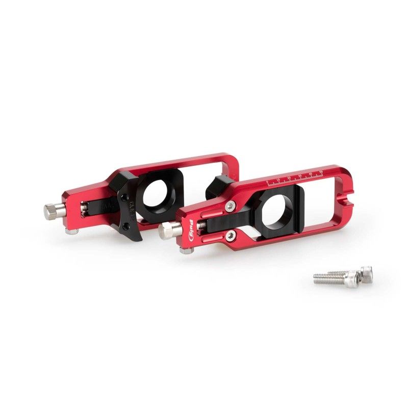 Tensor de cadena Puig para Yamaha YZF R1 09-14 rojo