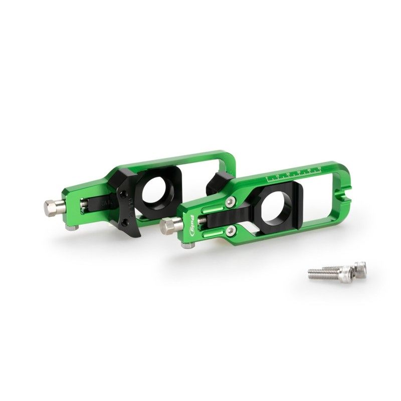 Tendeur de chaine Puig pour Yamaha YZF R1 R1M 17/19 vert