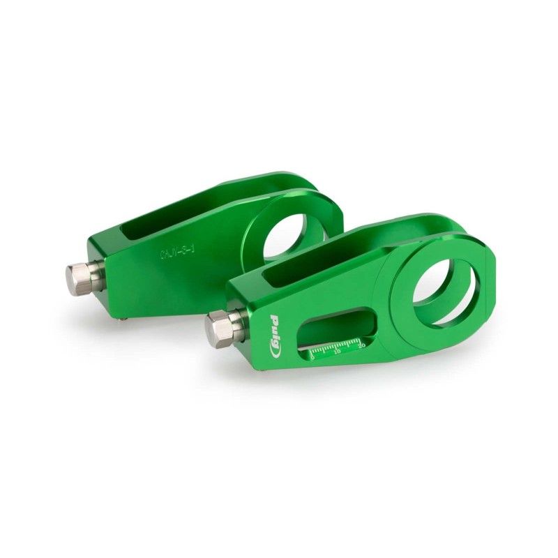 Tendeur de chaine Puig pour Yamaha YZF R6 08-16 vert