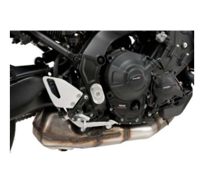 PUIG TAPPI PER TELAIO IN ALLUMINIO YAMAHA MT-09 21-23 SILVER