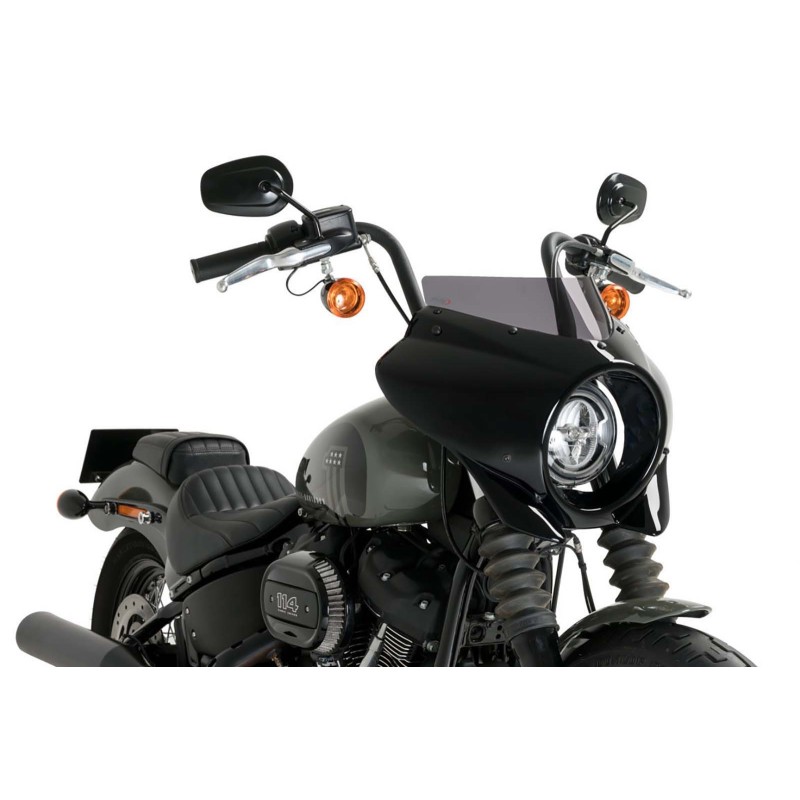 PUIG CUPOLINO SEMICARENATO SPORT MIRAGE HARLEY D. SOFTAIL STREET BOB FXBB 21-23 FUME SCURO