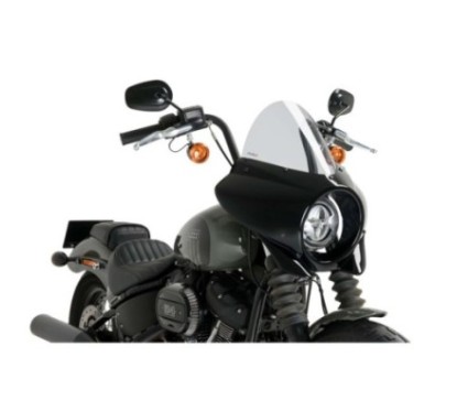 PUIG CUPOLINO SEMICARENATO TOURING MIRAGE HARLEY D. SOFTAIL STREET BOB FXBB 21-23 FUME CHIARO