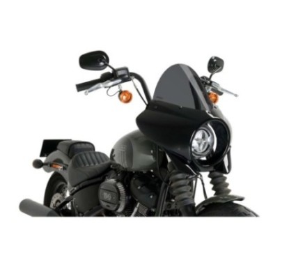 PUIG CUPOLINO SEMICARENATO TOURING MIRAGE HARLEY D. SOFTAIL STREET BOB FXBB 21-23 FUME SCURO