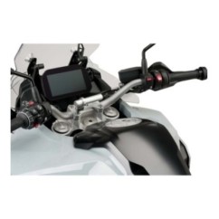 puig staffa di supporto per fissaggio cover cellulare sul manubrio silver