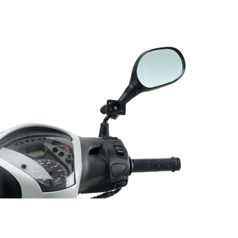 Soporte de varilla para espejo retrovisor Puig para fijacion de funda de movil negro