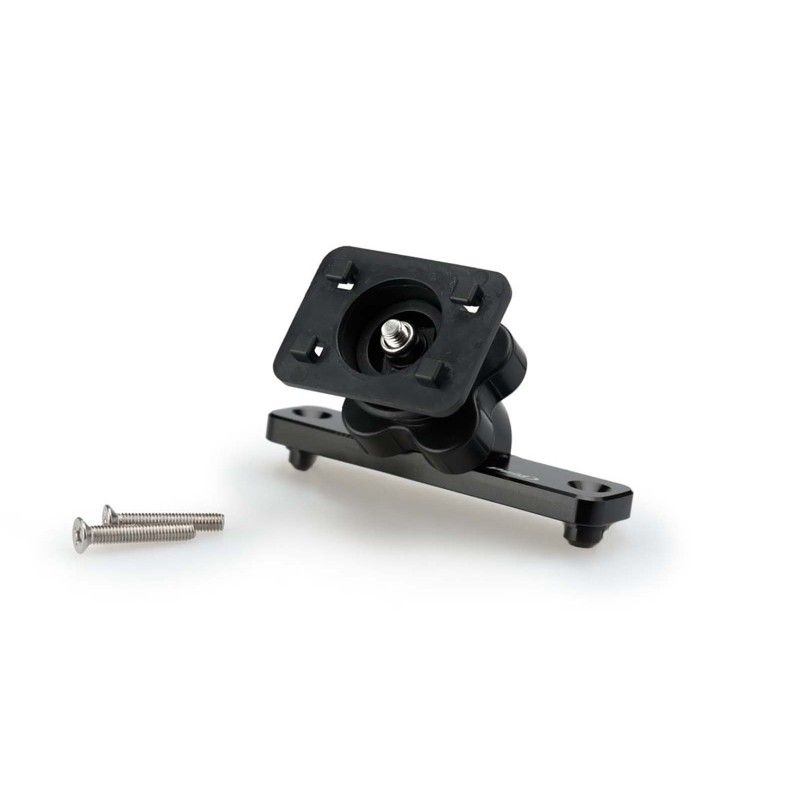Soporte para tapa de deposito de liquido de frenos Puig para fijar funda de movil Honda negro
