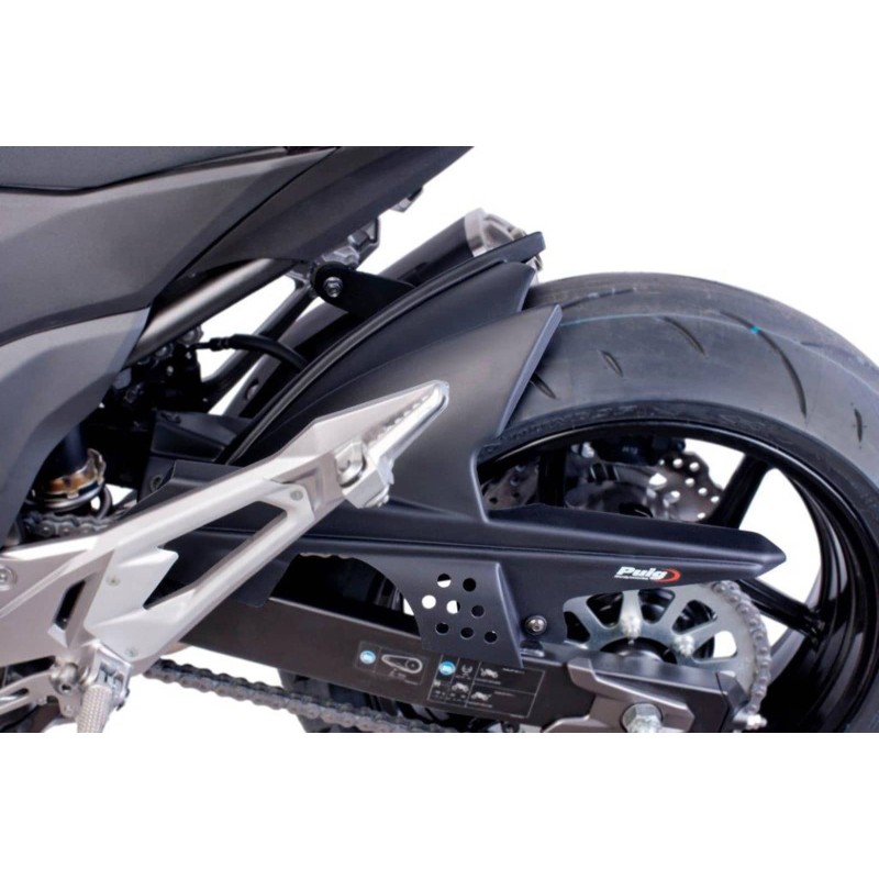 PUIG PARAFANGO POSTERIORE PER KAWASAKI Z800E ANNO 13'-16' COLORE NERO OPACO